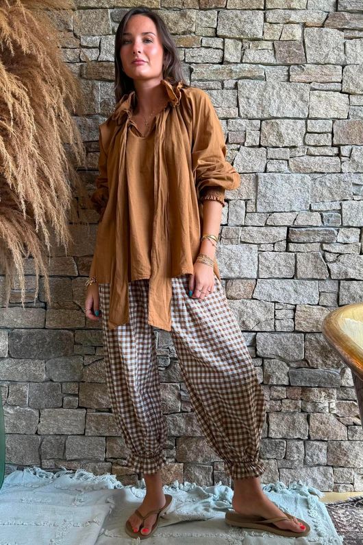 Larc Poet Blouse Hazelnut